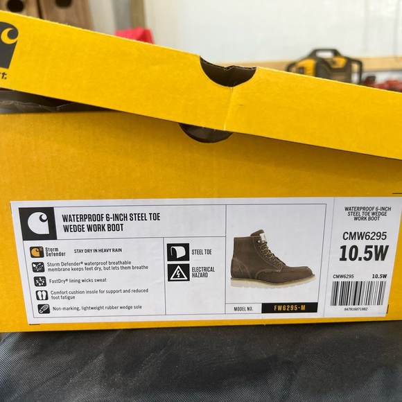 Mens Carhartt steel toe boots